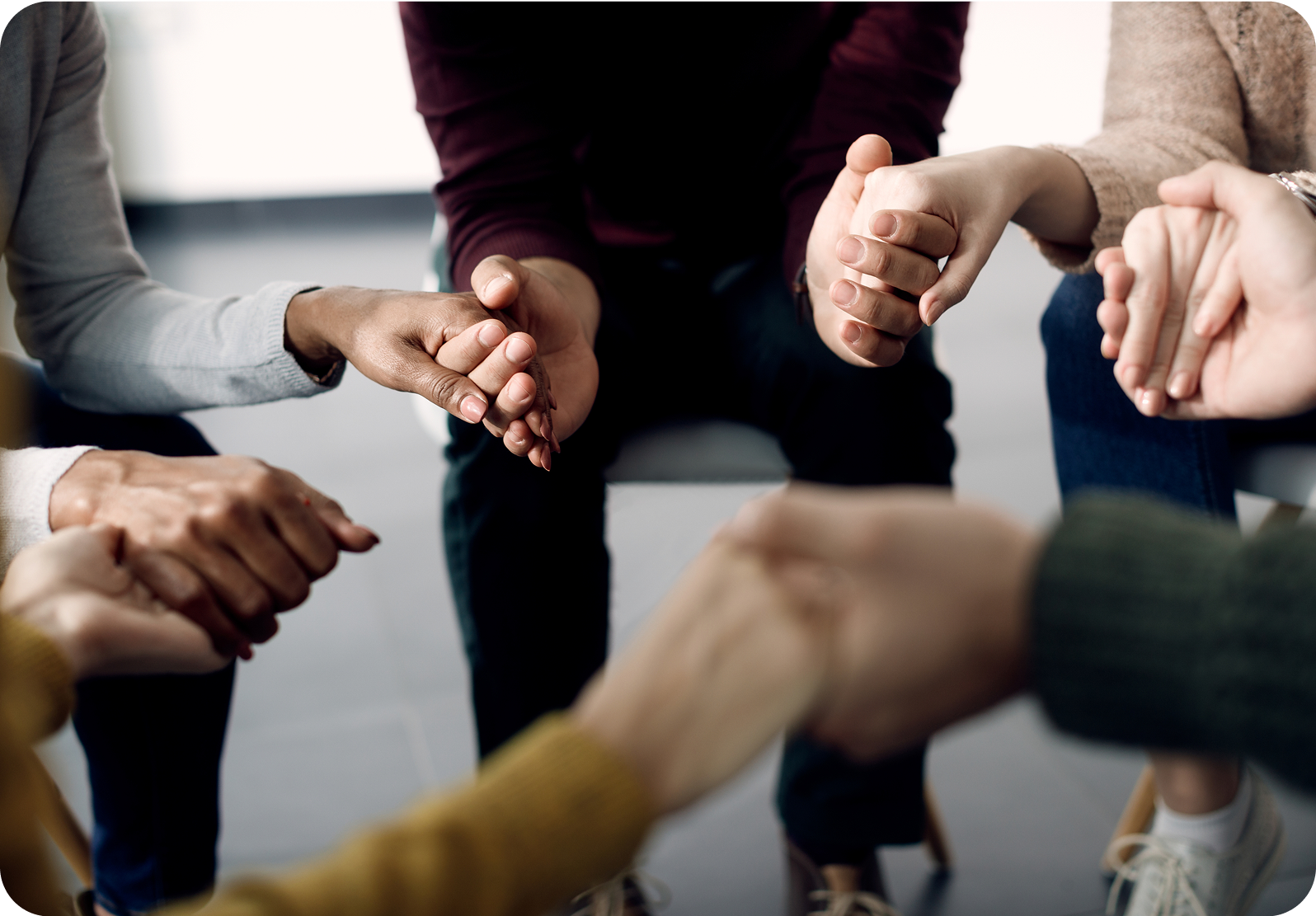Hands joined in prayer